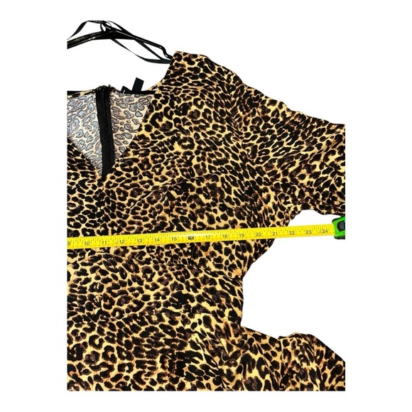 Jessica Simpson Leopard Print Midi Dress – Size 1X Dress - Picture 14 of 16